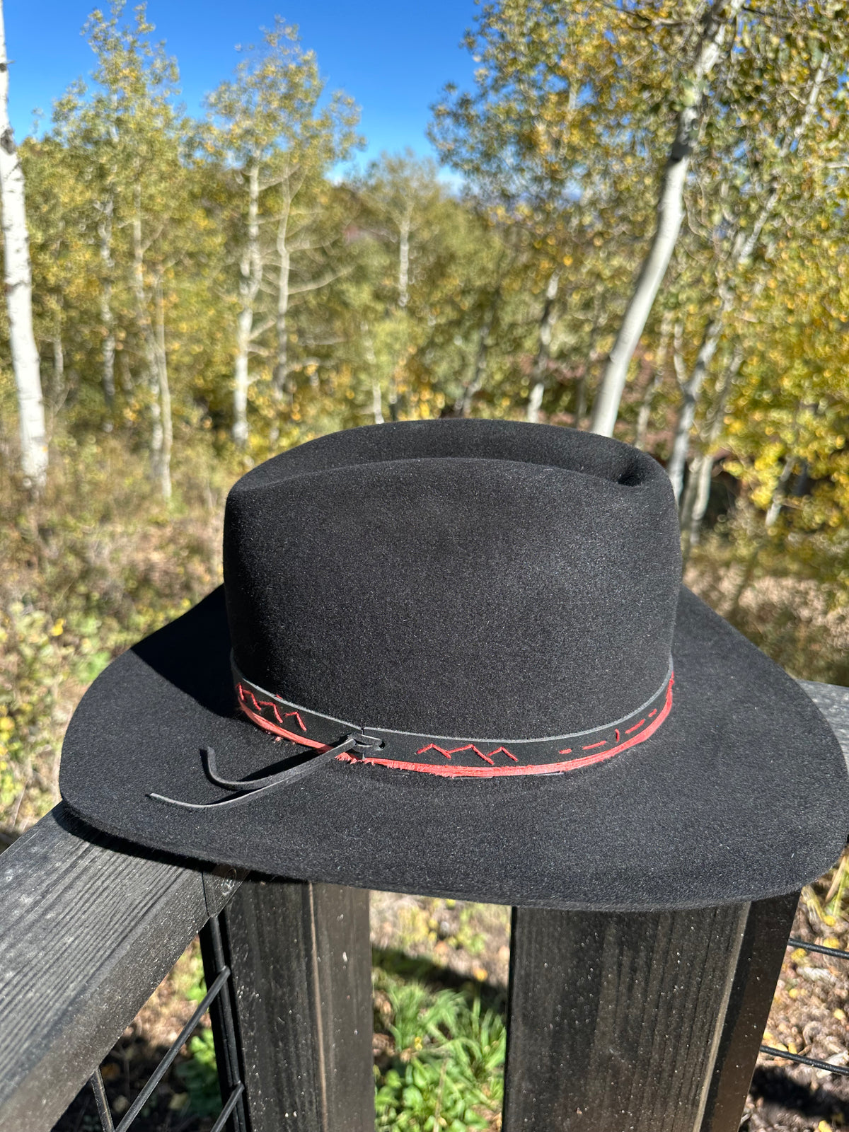 The Midnight Mayhem Black Rabbit Fur Cowboy Hat