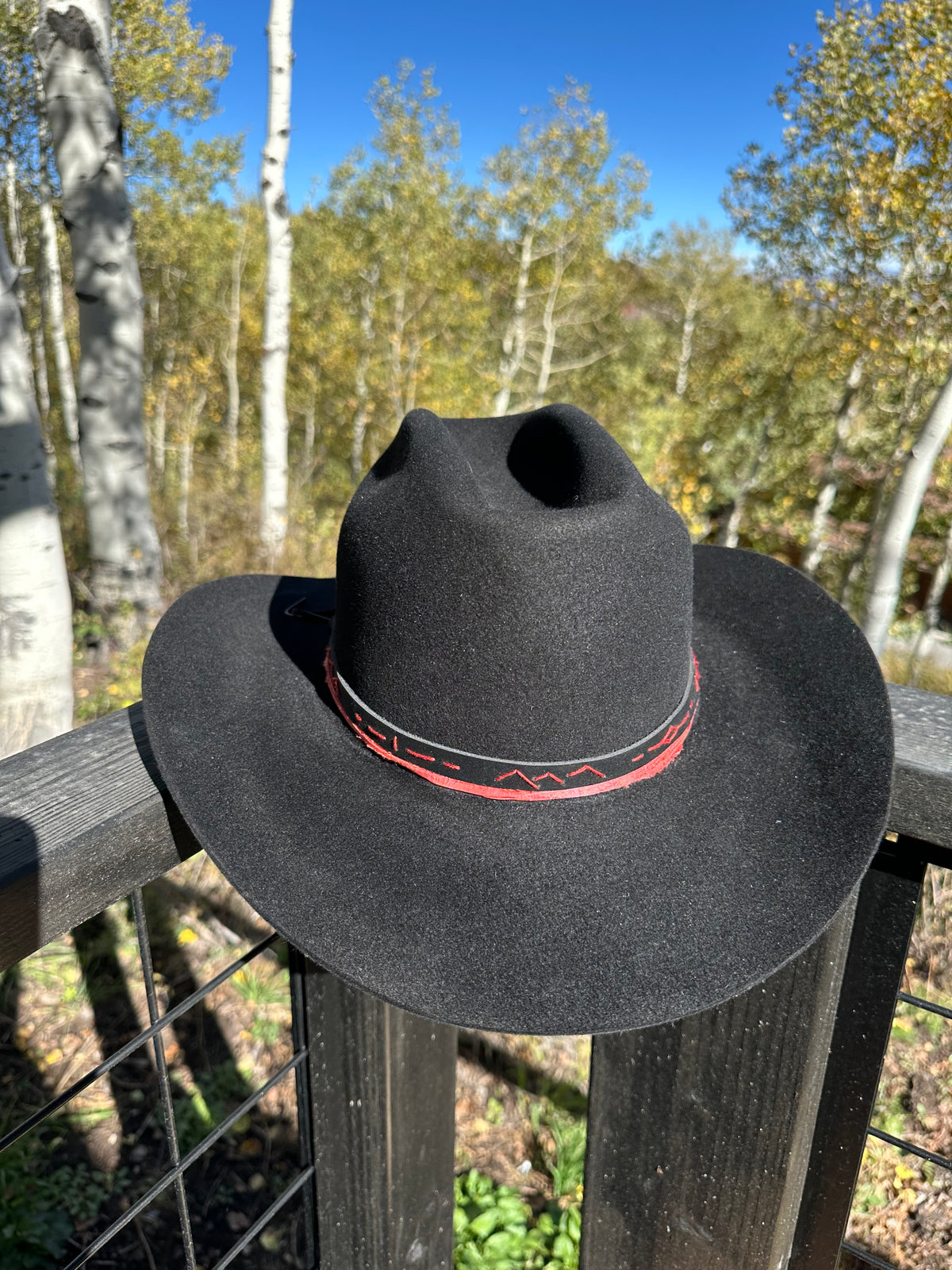 The Midnight Mayhem Black Rabbit Fur Cowboy Hat