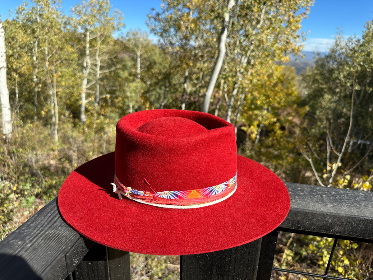 Fire on the Mountain Rabbit Fur Fedora