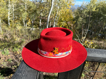 Fire on the Mountain Rabbit Fur Fedora