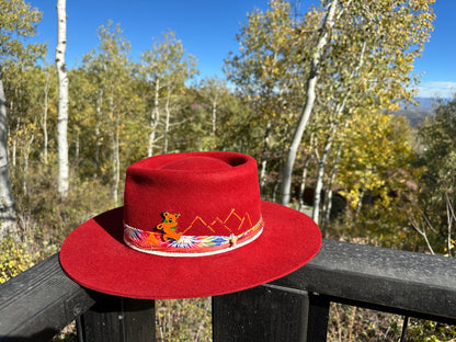 Fire on the Mountain Rabbit Fur Fedora