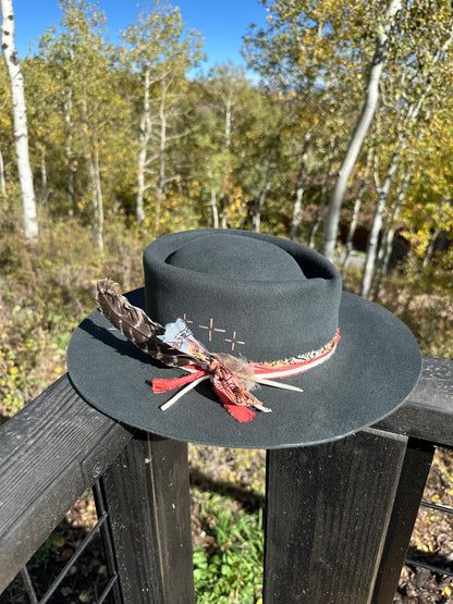 The Dreamer Gray Rabbit Fur Felt Fedora